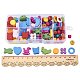 Mixed Shapes Cute Carton Wooden Beads for Children DIY at Home and Classroom US-WOOD-PH0001-01-B-2