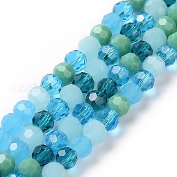 Glass Beads Strands US-GLAA-E036-09G