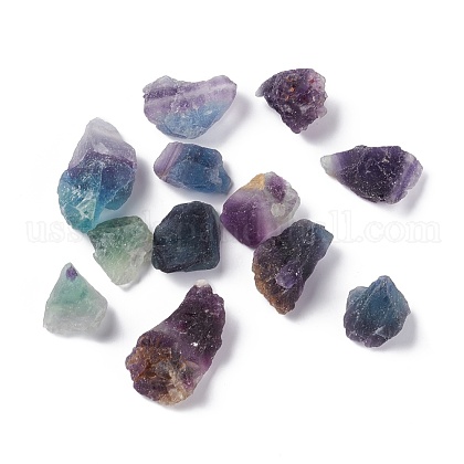 Rough Raw Natural Fluorite Beads US-G-A188-01-1