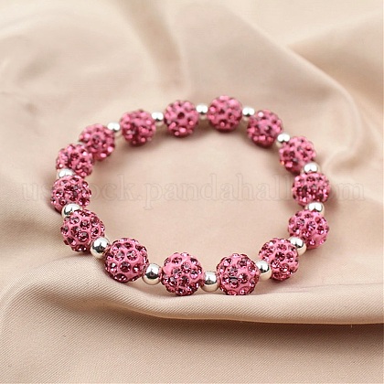 Pave Disco Ball Beads&nbsp;US-RB-A130-10mm-23-6