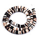 Handmade Polymer Clay Beads Strands US-CLAY-R089-6mm-090-2
