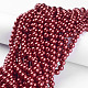 Glass Pearl Beads Strands US-HY-8D-B73-4