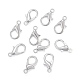 Platinum Plated Zinc Alloy Lobster Claw Clasps US-X-E107-2