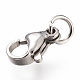 304 Stainless Steel Lobster Claw Clasps US-STAS-G240-01B-P-4