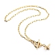 Brass Pendant Necklaces US-NJEW-JN03060-2