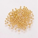 Brass Crimp Beads US-E002-NFG-1