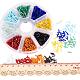Multicolor-1 Bugle Glass Beads Size 6x1.8mm with Box Set Value Pack US-SEED-PH0001-07-3