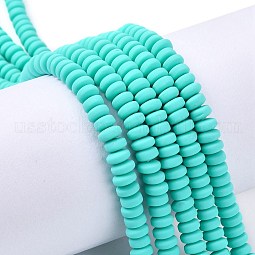 Handmade Polymer Clay Beads Strands US-CLAY-N008-008G