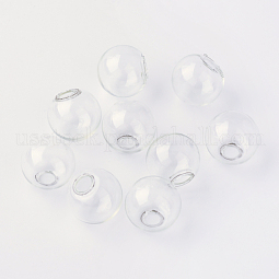 Round Mechanized One Hole Blown Glass Globe Ball Bottles US-X-BLOW-R001-12mm