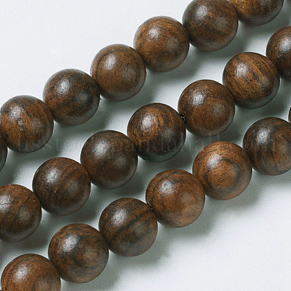 Natural Yellow Rosewood Beads US-WOOD-J001-01-10mm-1