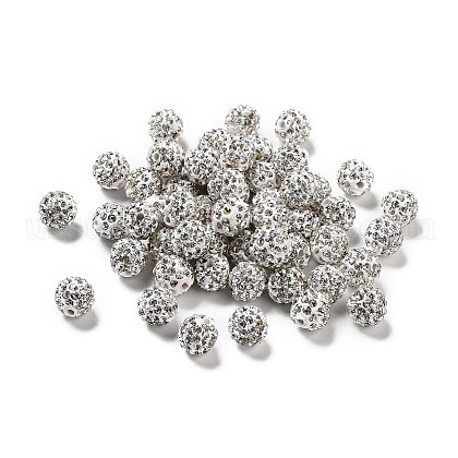 Pave Disco Ball Beads&nbsp;US-RB-A130-10mm-9-4
