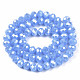 Electroplate Glass Beads Strands US-EGLA-A034-J8mm-A11-3
