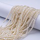 Glass Pearl Beads Strands US-HY-4D-B02-1-4