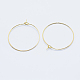 Long-Lasting Plated Brass Hoop Earrings Findings US-KK-K204-179G-NF-2