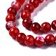 Dyed Natural Crackle Agate Beads Strands US-G-T100-03C-5