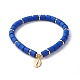 Handmade Polymer Clay Beads  Stretch Bracelets US-BJEW-JB06551-5