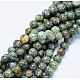 Natural African Turquoise(Jasper) Beads Strands US-G-D840-90-8mm-4
