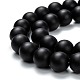Natural Black Onyx Beads Strands US-G-Z024-01A-3
