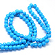 Baking Painted Glass Round Bead Strands US-DGLA-Q020-6mm-31-3