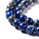 Natural Lapis Lazuli Round Beads Strands US-G-I181-09-6mm-3