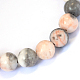 Natural Zebra Jasper Round Bead Strands&nbsp;US-X-G-E334-8mm-11-2