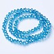Electroplate Glass Beads Strands US-EGLA-A034-T8mm-A13-2