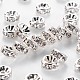 Brass Rhinestone Spacer Beads US-RB-A014-Z8mm-01S-NF-1
