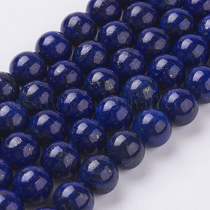 Natural Lapis Lazuli Beads Strands US-G-G087-12mm-1