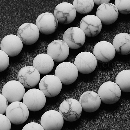 Natural Howlite Beads Strands US-G-D696-4mm-1