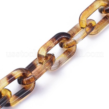 Handmade Acrylic Cable Chains US-AJEW-JB00597-02-1