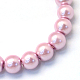 Baking Painted Pearlized Glass Pearl Round Bead Strands US-HY-Q330-8mm-47-2