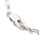304 Stainless Steel Cable Chain Necklaces US-NJEW-JN03628-03-5