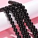 Synthetic Black Stone Beads Strands US-G-G088-10mm-4