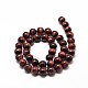 Natural Red Tiger Eye Round Bead Strands US-G-P072-52-8mm-2