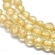 Natural Citrine Beads Strands US-G-I289-02-3
