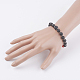 Natural & Synthetic Mixed Stone Stretch Bracelets US-BJEW-JB03531-4