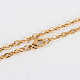 304 Stainless Steel Cable Chain Necklace Making US-STAS-P045-05G-1