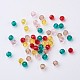 Glass Round Beads US-X-EGLA-J042-4mm-M03-1